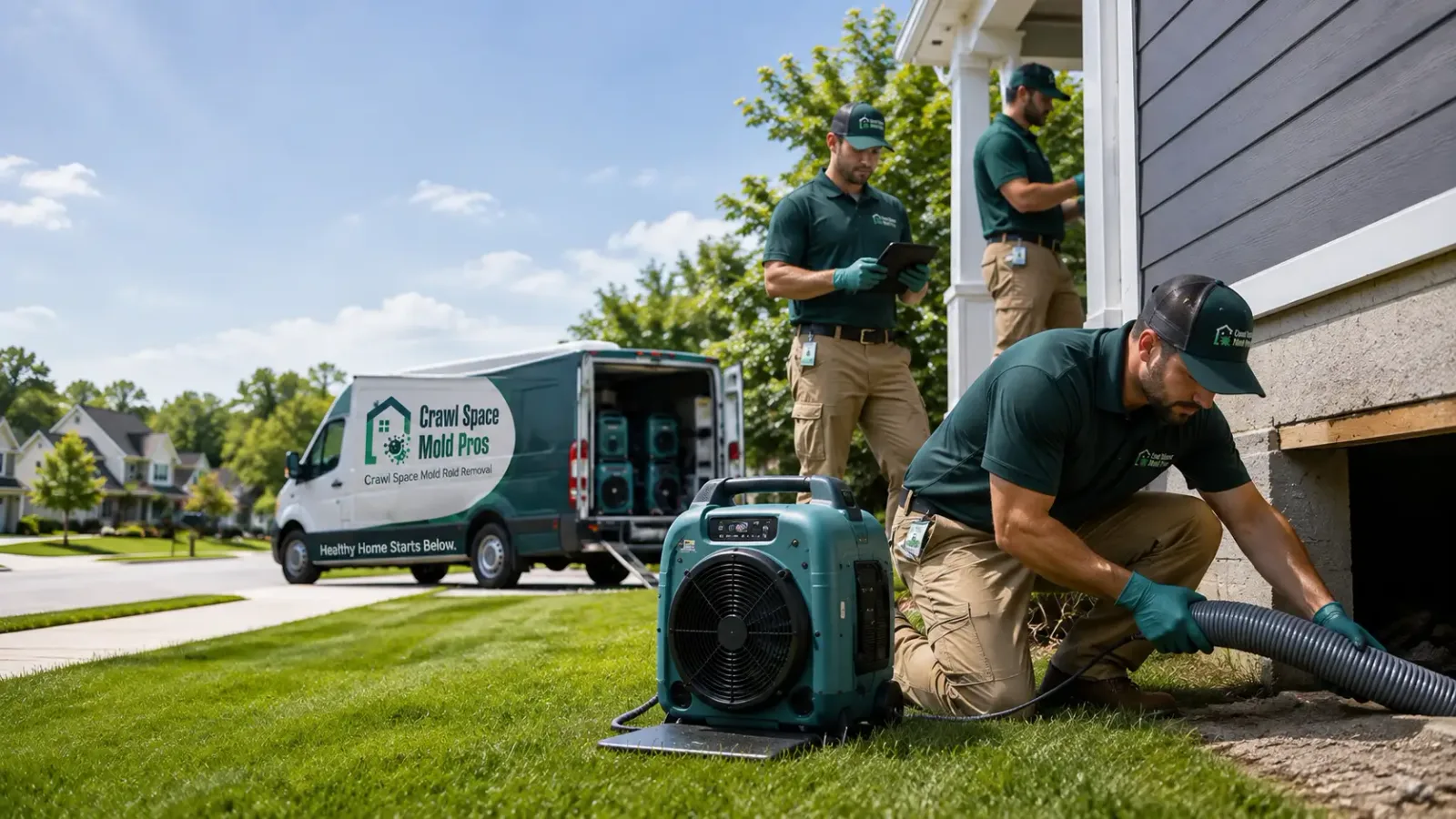 Crawl Space Mold Removal in Niantic, CT